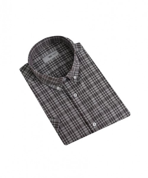 KAHVE Kısa Kol Gömlek